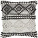Anders 18 X 18 inch Charcoal/Cream/Beige/Khaki Pillow Cover