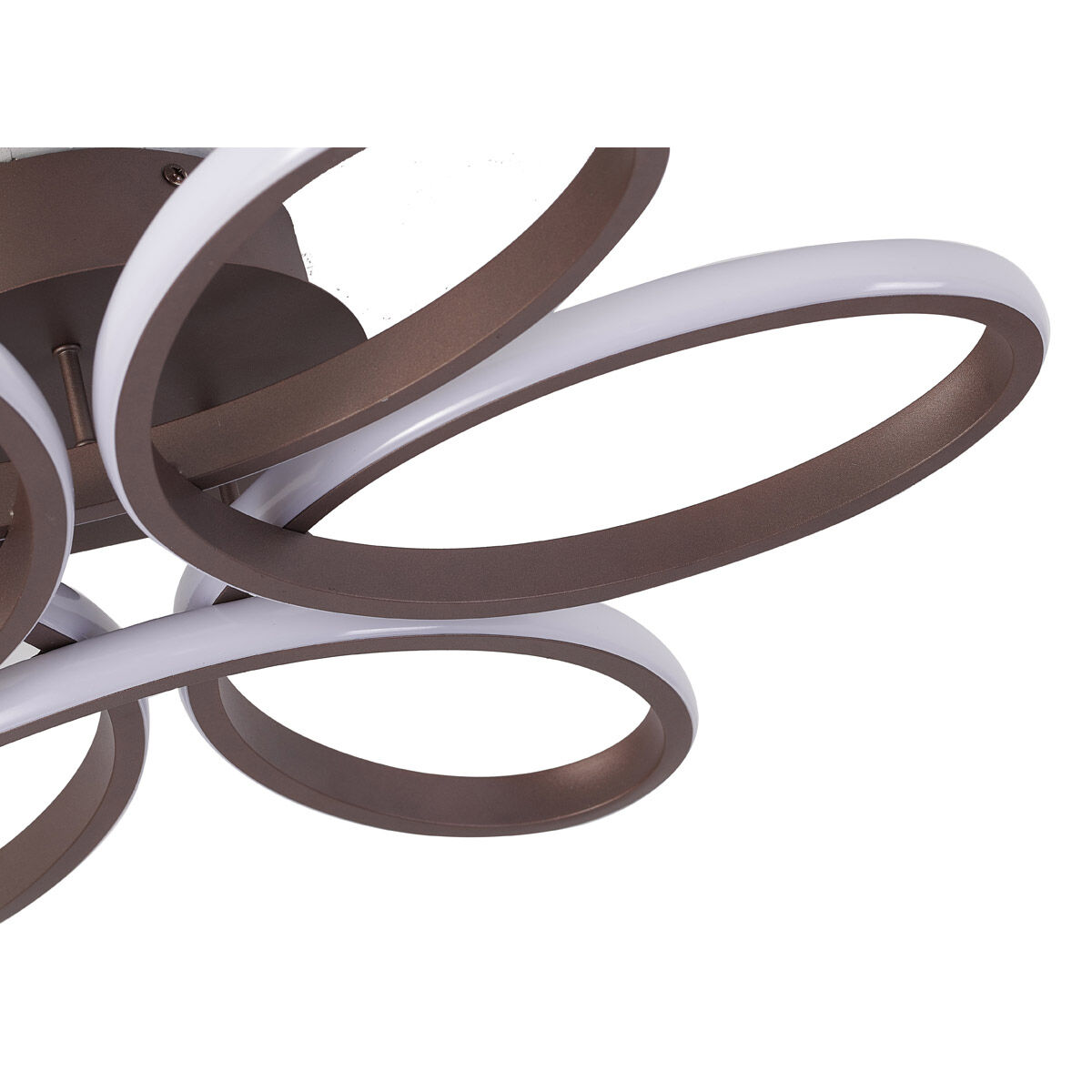 Canada LED 22 inch Satin Coffee Flush Mount Ceiling Light