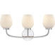 Dita LED 23 inch Polished Nickel Vanity Wall Light