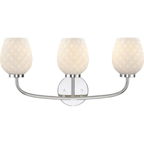 Dita LED 23 inch Polished Nickel Vanity Wall Light