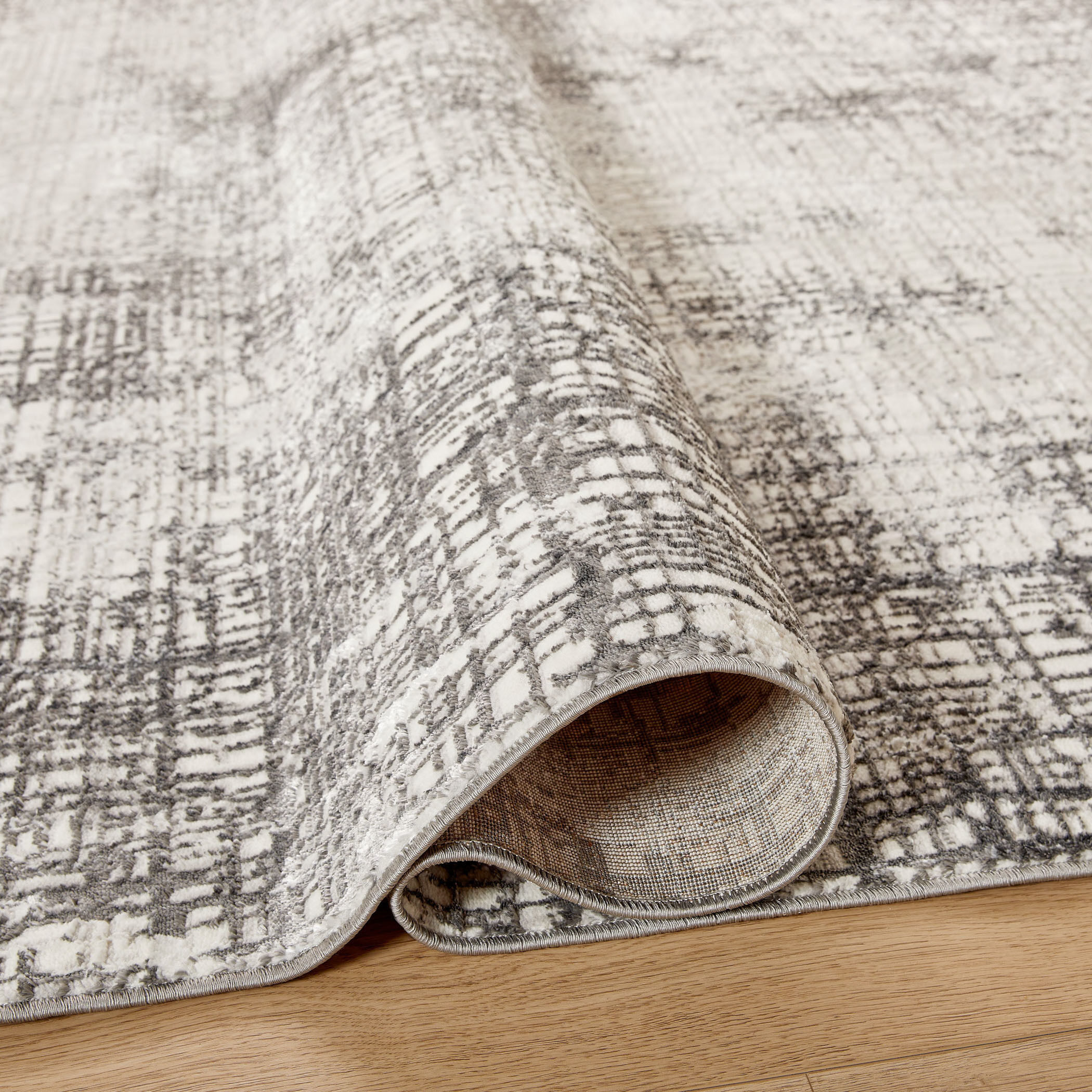Greta 36 X 24 inch Silver Rug in 2 x 3