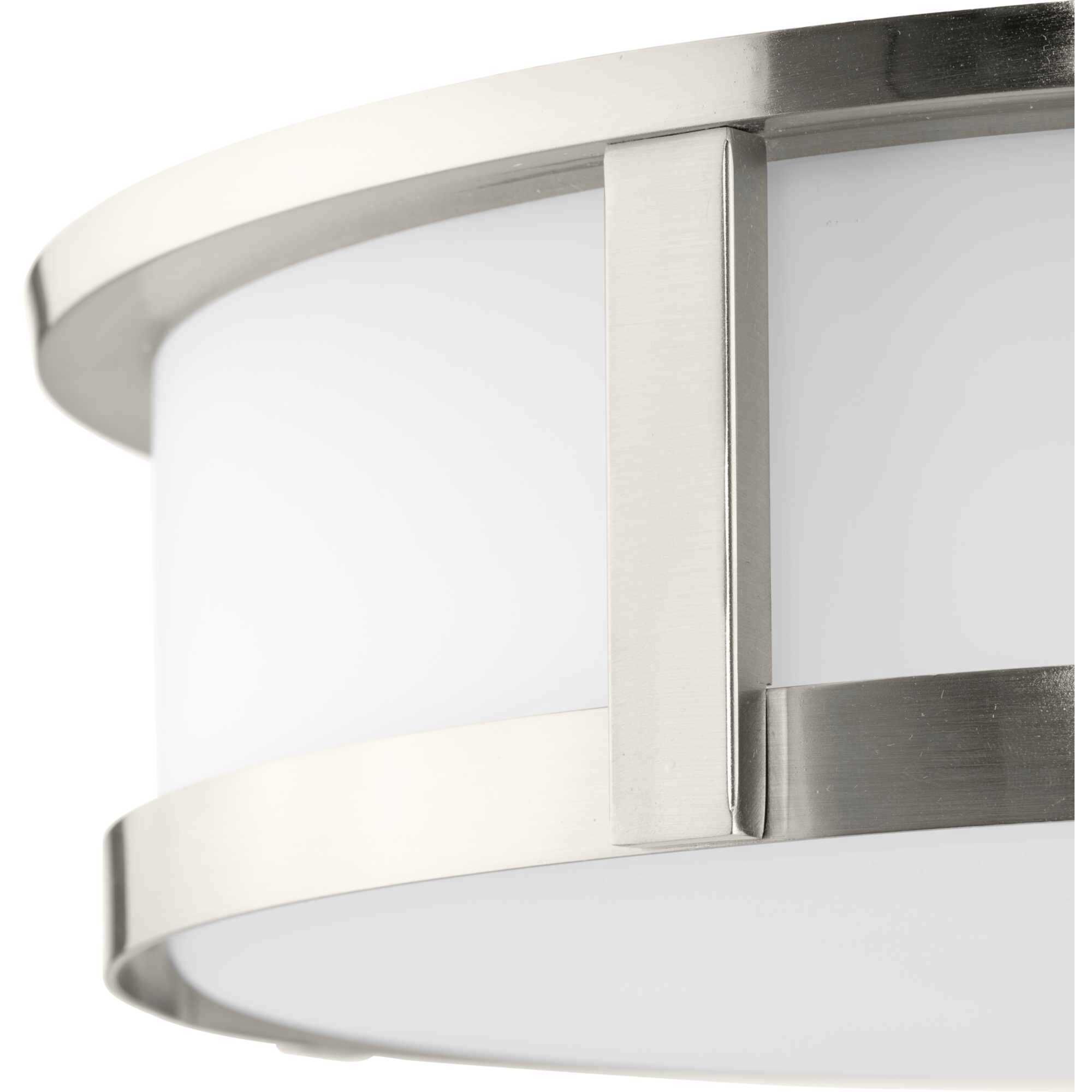 Gilliam LED 16.12 inch Brushed Nickel Flush Mount Ceiling Light
