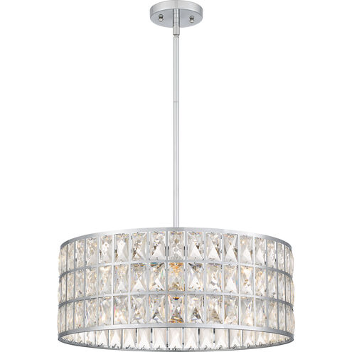 Gibson 4 Light 20 inch Polished Chrome Pendant Ceiling Light