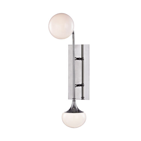 Fleming LED 5 inch Polished Nickel Wall Mount Wall Light