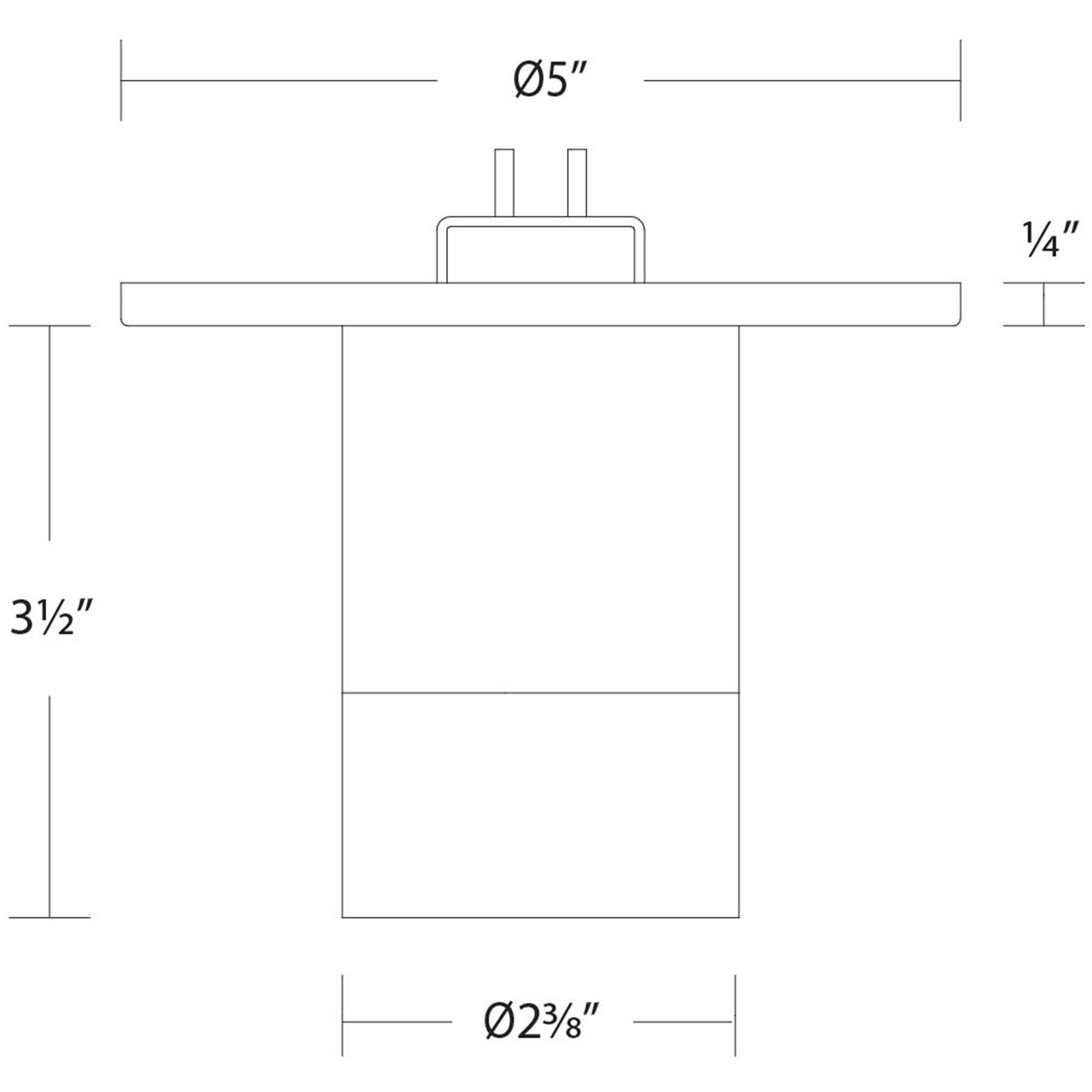 Twist-N-Lite LED 5 inch White Flush Mount Ceiling Light, WAC Limited
