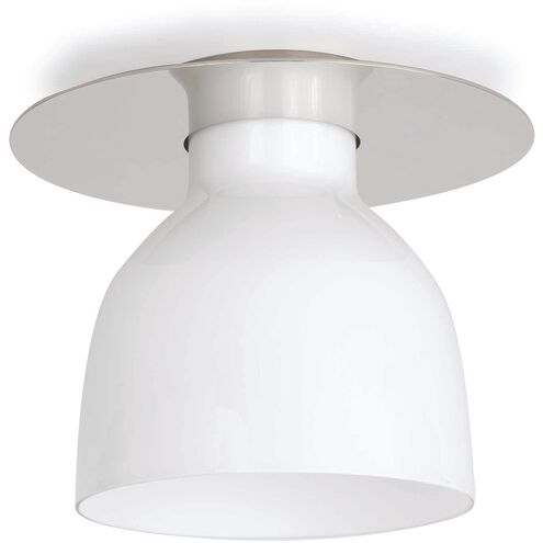 Mixer 1 Light 11 inch Polished Nickel Flush Mount Ceiling Light