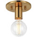 Kasa Wall Sconce Wall Light in Aged Gold Brass