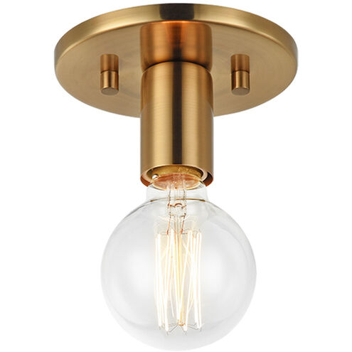 Kasa Wall Sconce Wall Light in Aged Gold Brass