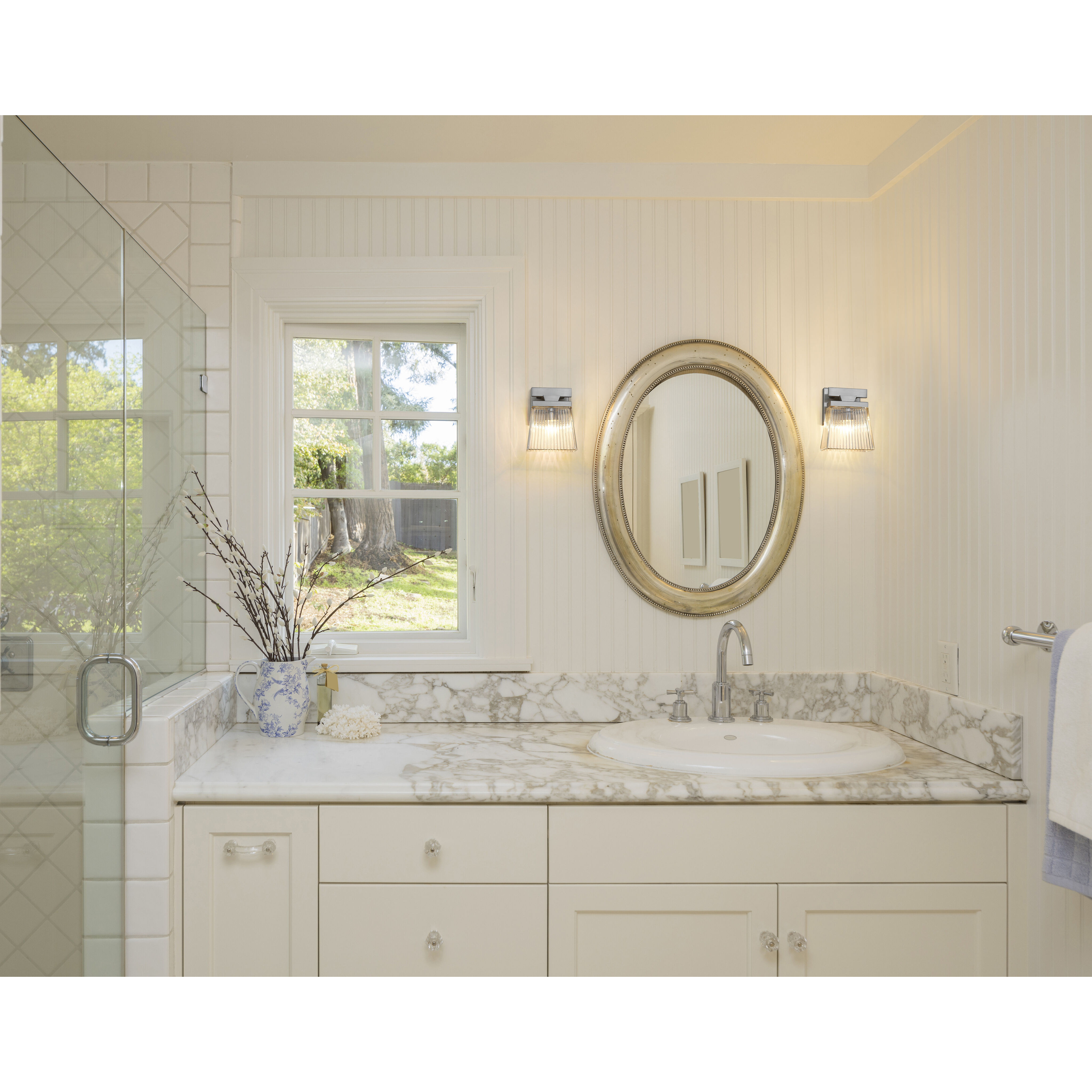 Astor 1 Light 5.75 inch Brushed Nickel Wall Sconce Wall Light