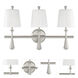 Palmer 3 Light 22.99 inch Brushed Polished Nickel Vanity Light Wall Light