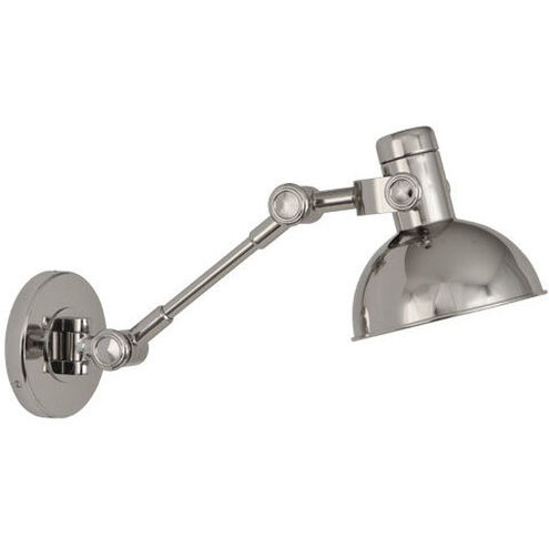 Rico Espinet Scout 9 inch 60.00 watt Polished Nickel Wall Swinger Wall Light