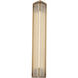 Sabre LED 4.38 inch Vintage Brass Bath Vanity Light Wall Light