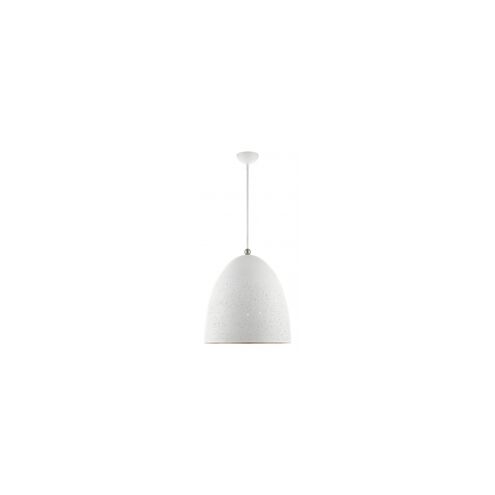 Arlington 3 Light 19 inch White with Brushed Nickel Accents Pendant Ceiling Light