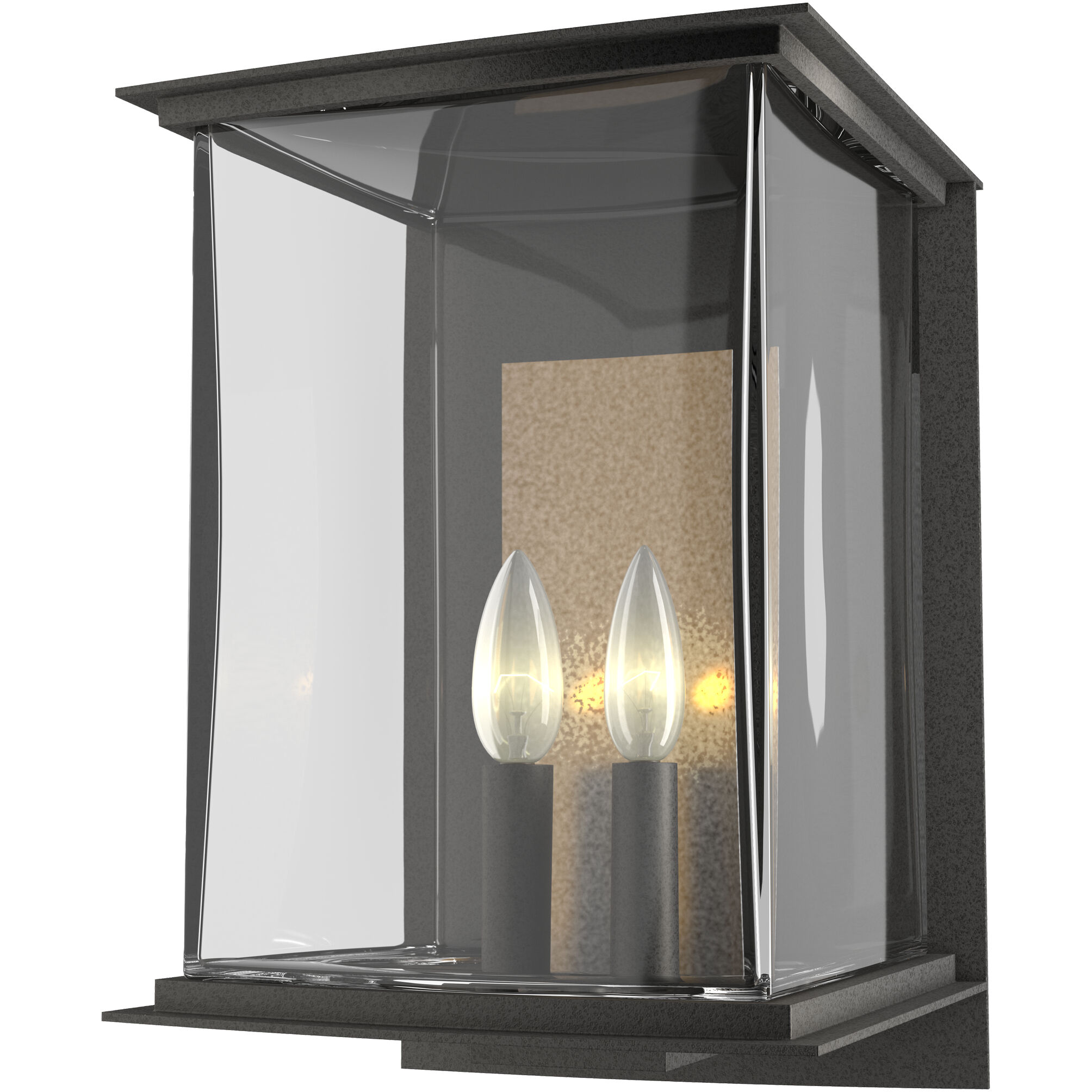 Kingston 2 Light 14.8 inch Coastal Natural Iron and Translucent Soft Gold Outdoor Sconce in Coastal Natural Iron/Translucent Soft Gold, Large