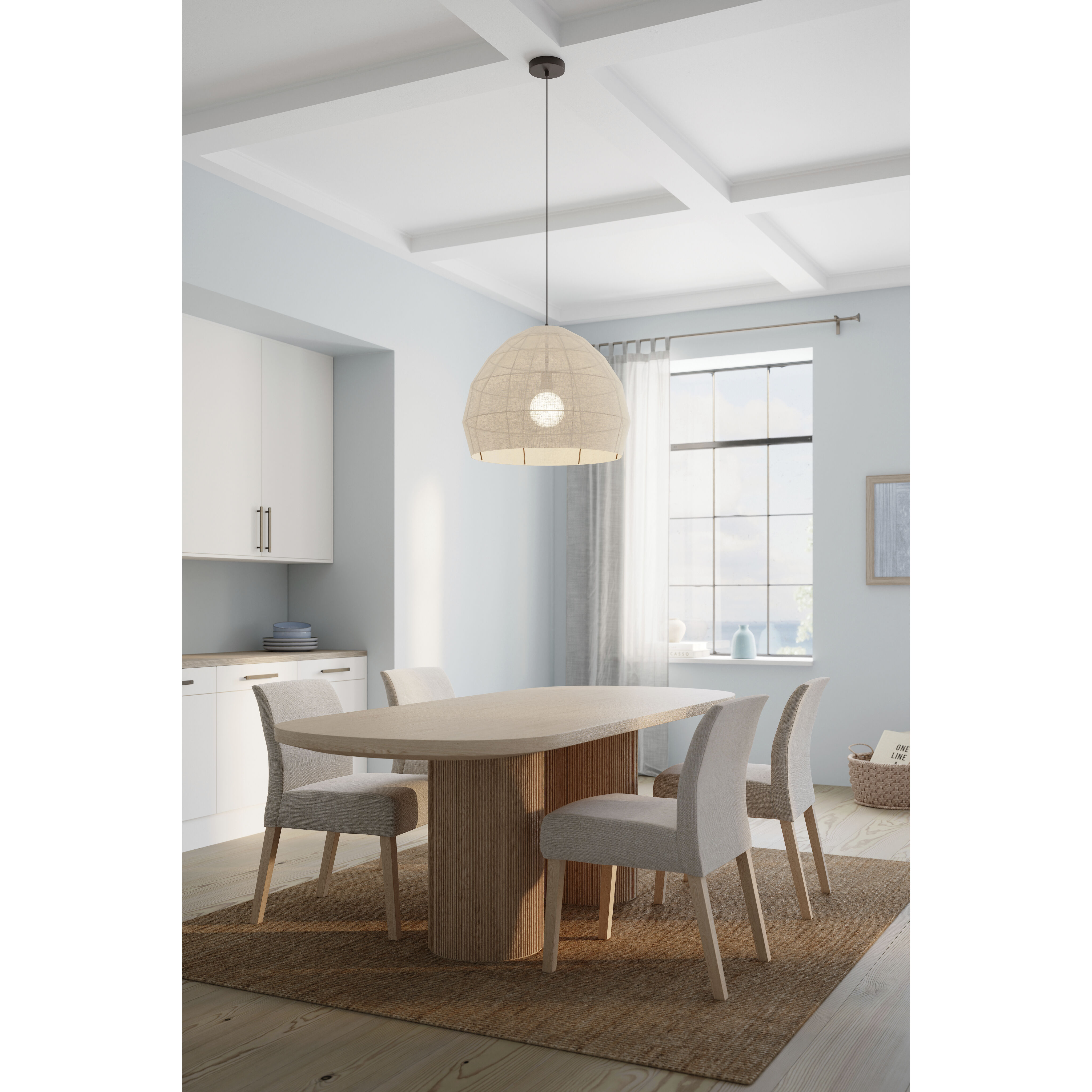 Lunel 1 Light 24 inch Dark Bronze Pendant Ceiling Light