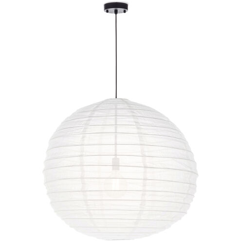 Regina Andrew Ringo 1 Light 32 inch White Pendant Ceiling Light, Small 16-1417 - Open Box