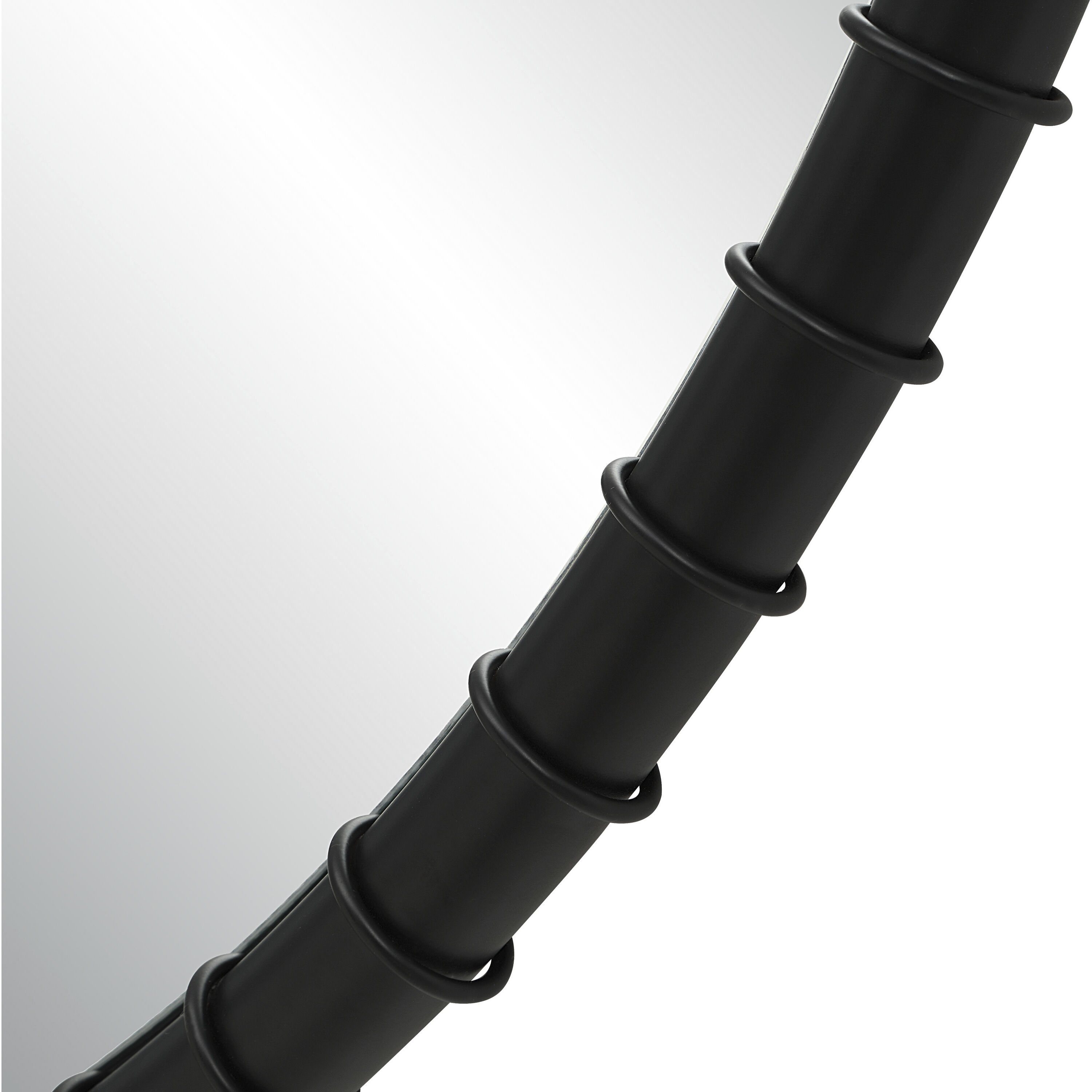 Timo 40.5 X 40.5 inch Matte Black Wall Mirror