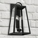 Leighton 3 Light 19.5 inch Black Outdoor Wall Lantern