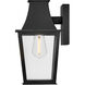 Coastal Elements Georgetown 1 Light 12.5 inch Black Outdoor Wall Mount