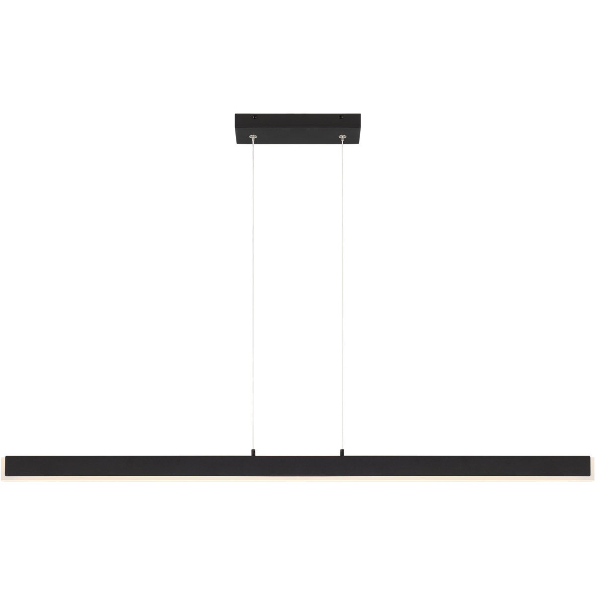 Illume LED 1 inch Matte Black Pendant Ceiling Light