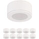Mini Puck 10 Light 24 White Puck Lighting Ceiling Light, 10 Pack
