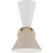 Phix LED 8.75 inch Champagne Bronze with Greige and White Wall Sconce Wall Light