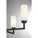 Contemporary 4 Light 26 inch Matte Black Chandelier Ceiling Light