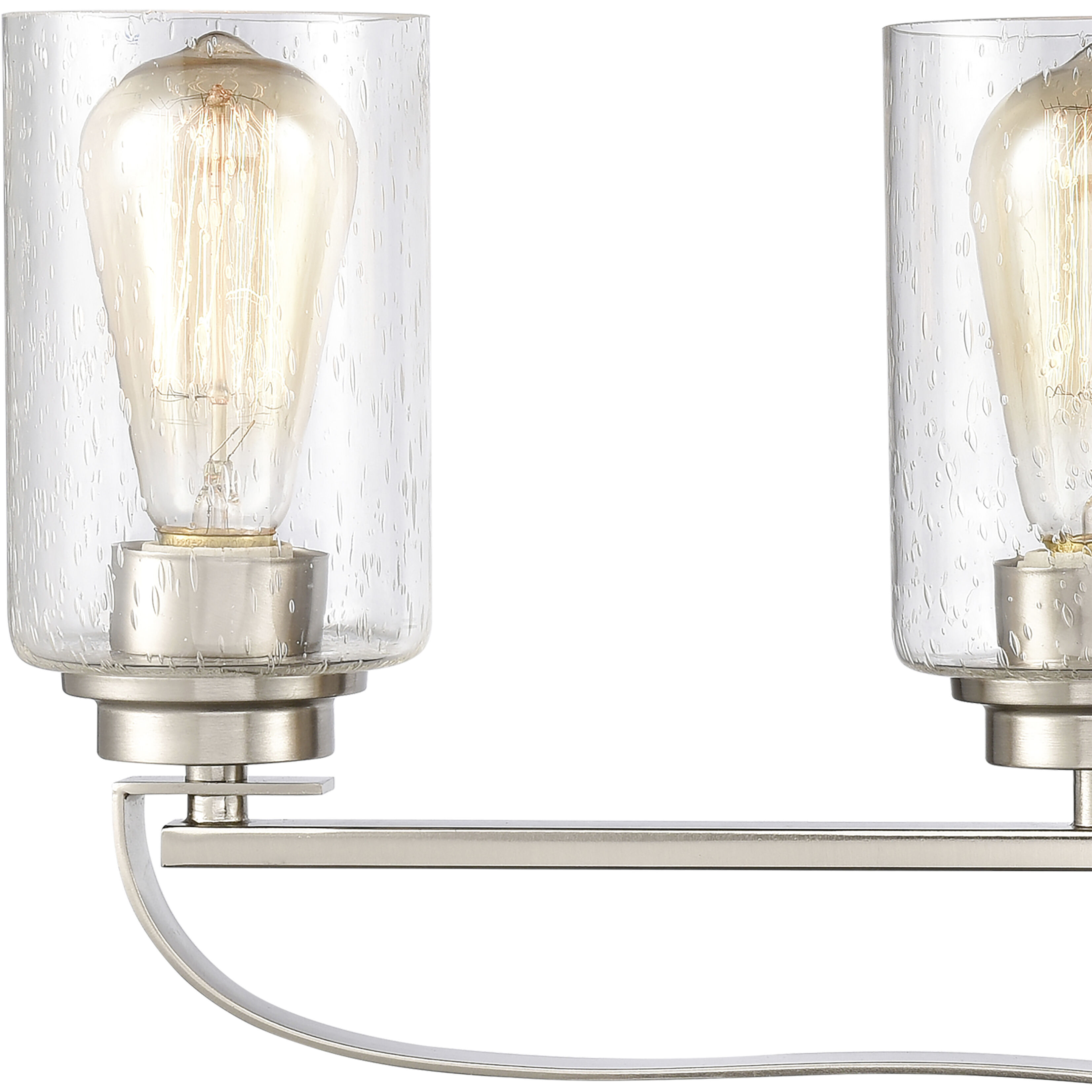 Market Square 4 Light 28 inch Brushed Nickel Vanity Light Wall Light