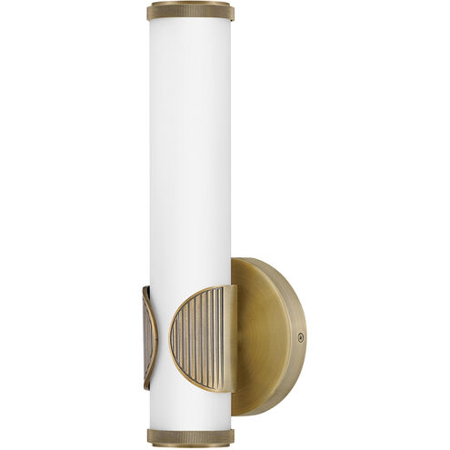 Femi LED 4.75 inch Lacquered Brass Bath Light Wall Light