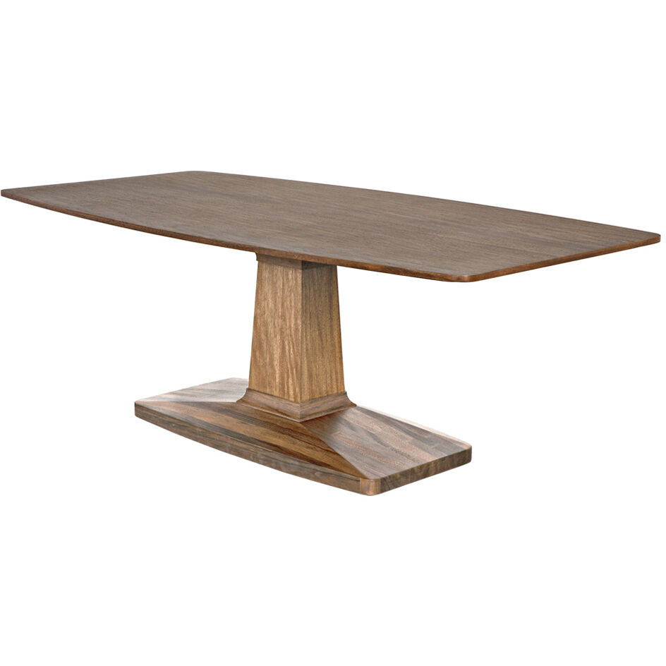 Travis 84 X 44 inch Dark Walnut Dining Table