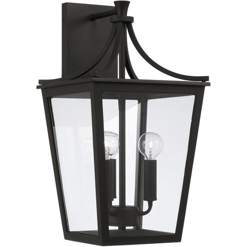 Adair 3 Light 19.25 inch Black Outdoor Wall Lantern