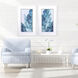 Waterside Blue and Turquoise Framed Art
