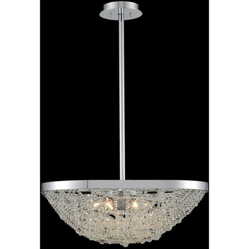 Lana 6 Light 21 inch Chrome Pendant Ceiling Light