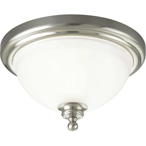 Madison 1 Light 12 inch Brushed Nickel Flush Mount Ceiling Light