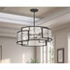 Bella Collina 6 Light 28 inch Coal Pendant Ceiling Light