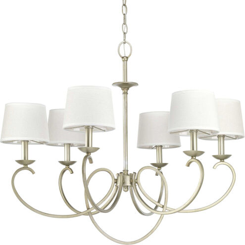 Savor 6 Light 33 inch Silver Ridge Chandelier Ceiling Light, Design Series