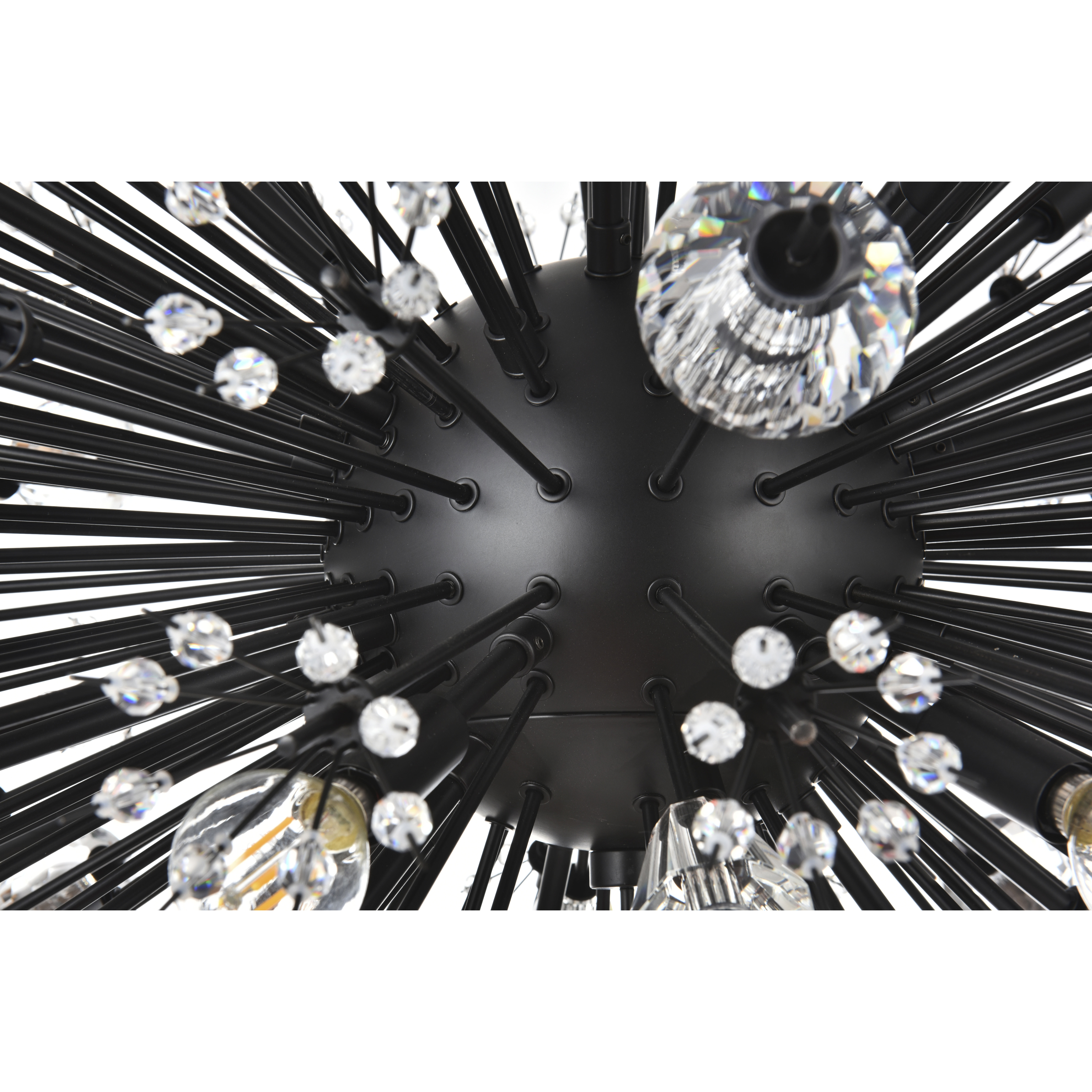 Vera 38 Light 48 inch Black Pendant Ceiling Light