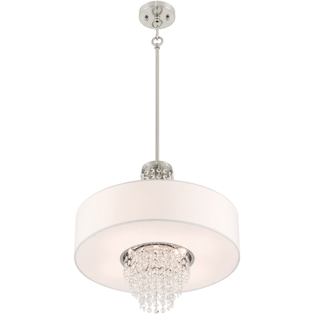 Mission 3 Light 25 inch Brushed Nickel Bath Vanity Wall Light