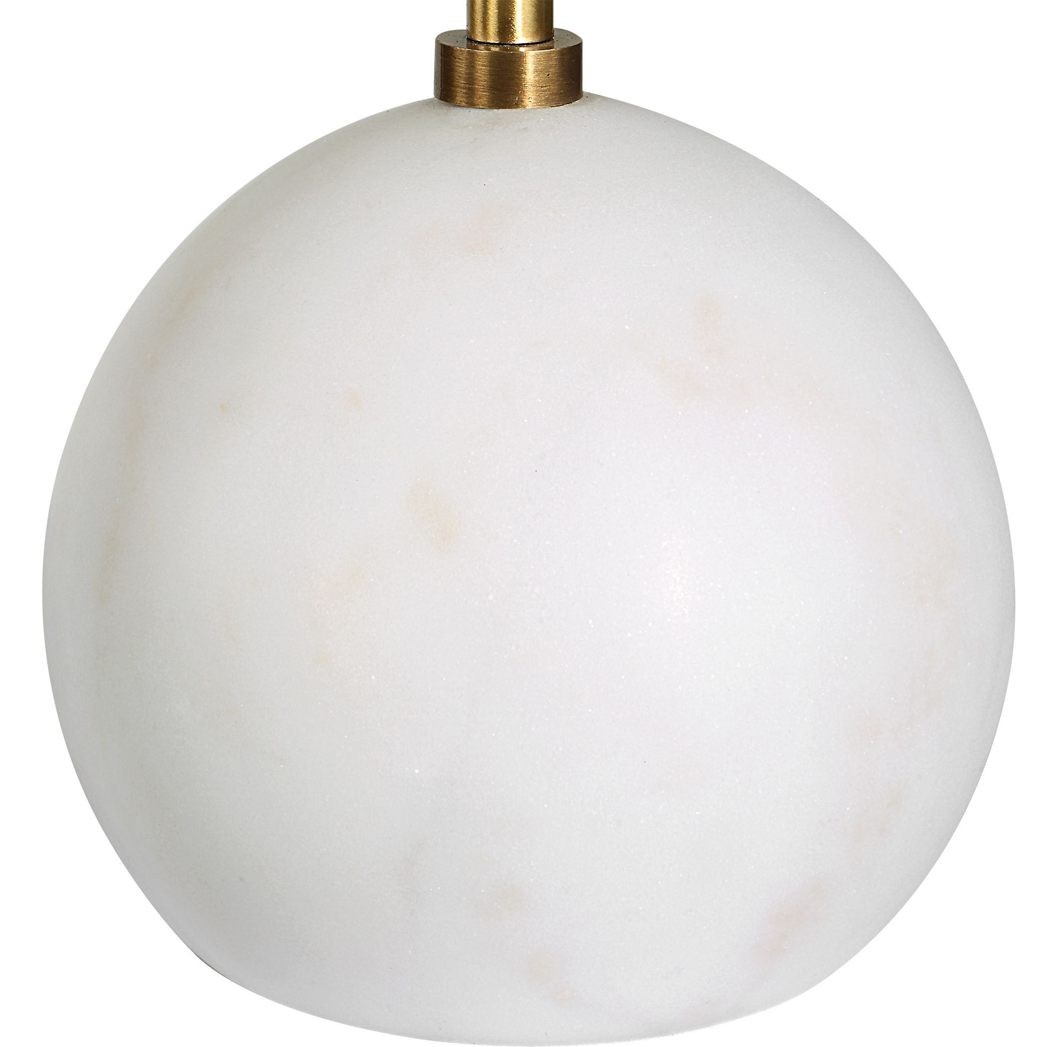 Gimlet 22 X 9 inch White Marble and Solid Brass Drink Table