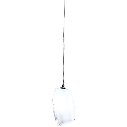 Altair 1 Light 8 inch Polished Chrome Mini Pendant Ceiling Light in White