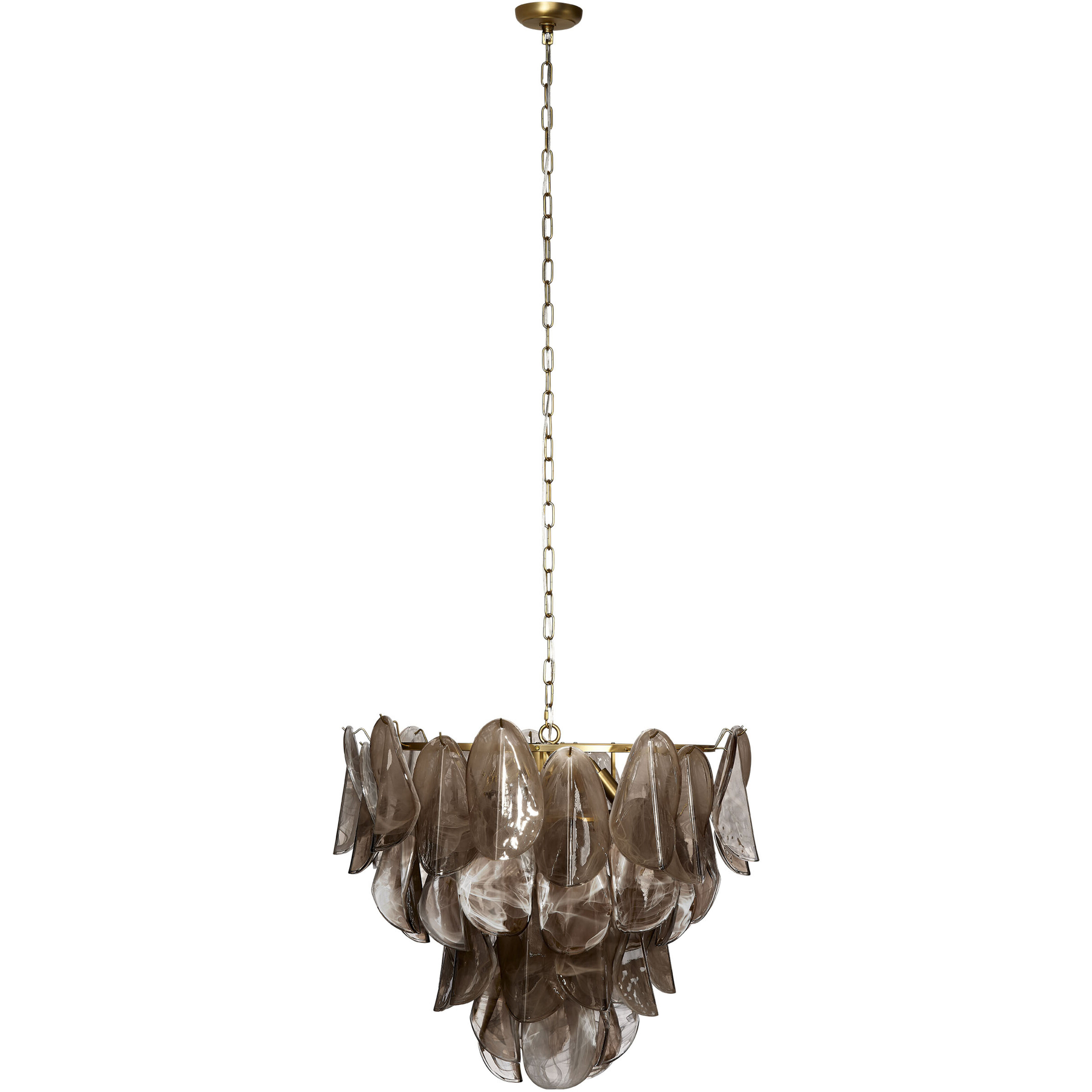 Magnolia 10 Light 30 inch Brass Chandelier Ceiling Light