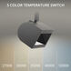 Ocularc 1 Light 120 Black H Track Fixture Ceiling Light in 2700-3000-3500-4000-5000K