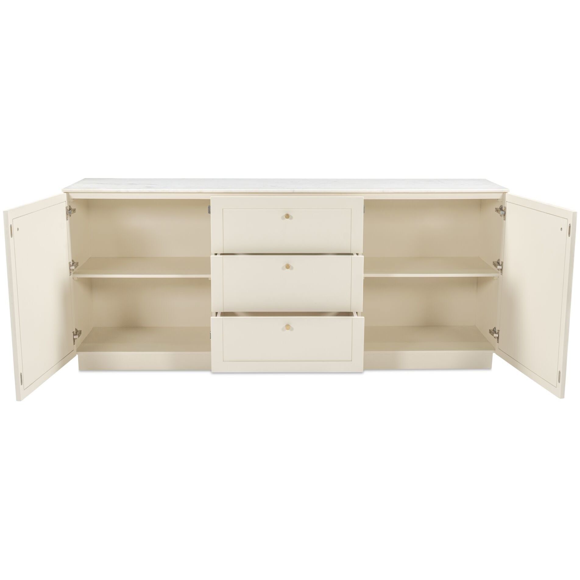 Nadine 78 X 20 inch White Sideboard