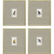 Here Birdie Multi and Brown and Neutral and Yellow Framed Art