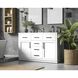 Alden 54 X 35 inch White Bathroom Vanity Cabinet