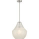Pacific 1 Light 14 inch Brushed Nickel Pendant Ceiling Light
