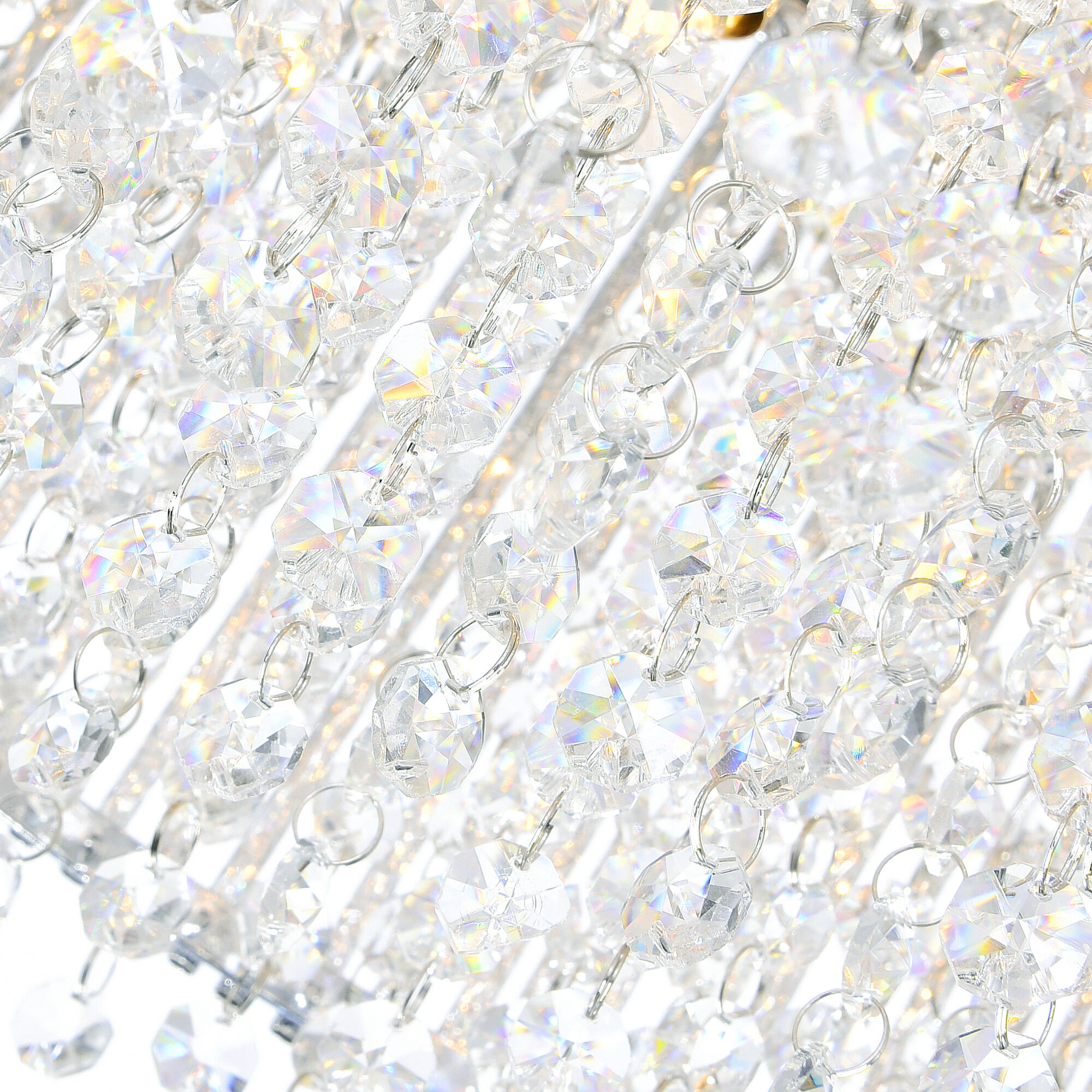 Claire 3 Light 10 inch Chrome Drum Shade Mini Pendant Ceiling Light