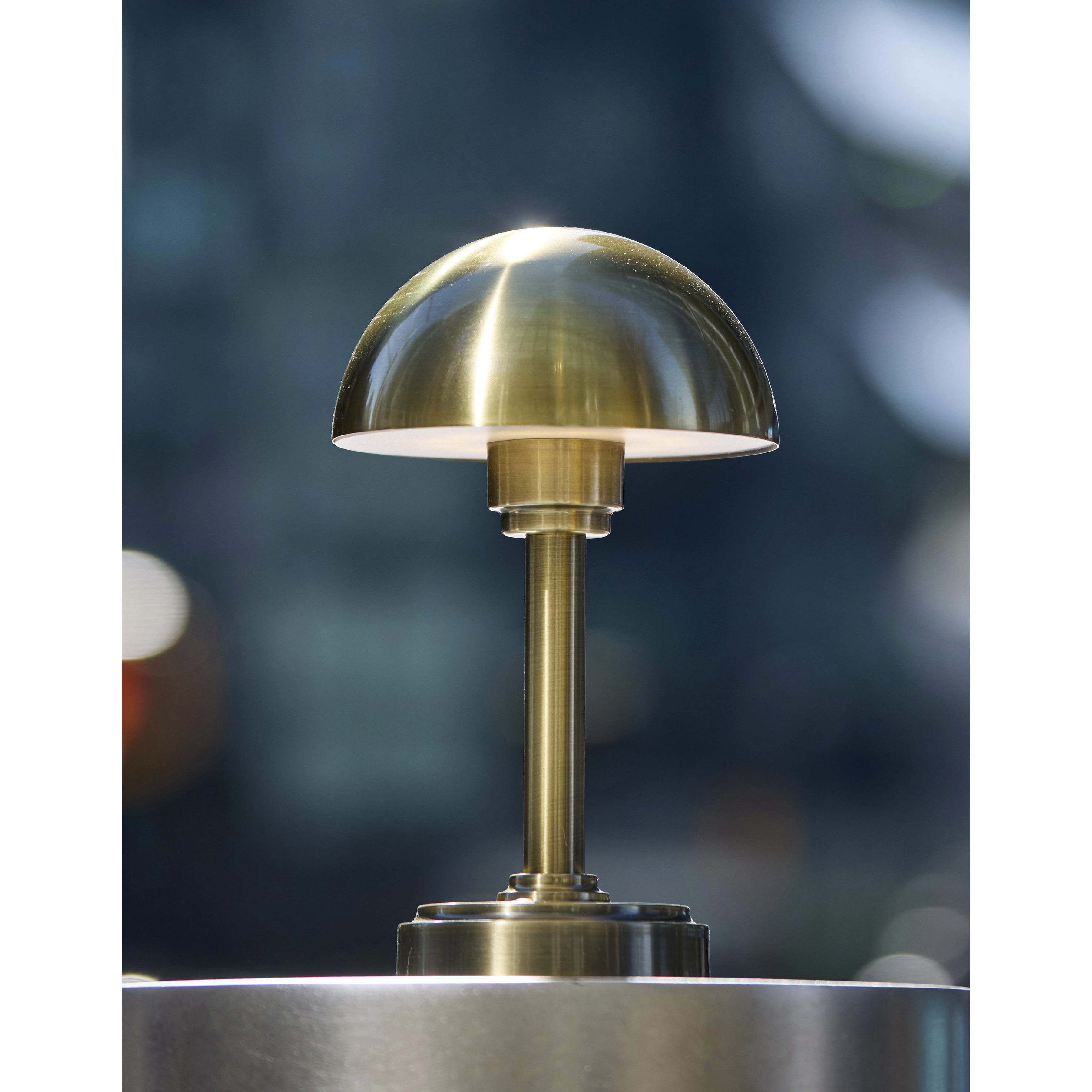 Ollie 12.5 inch 2.00 watt Antique Brass Cordless Table Lamp Portable Light