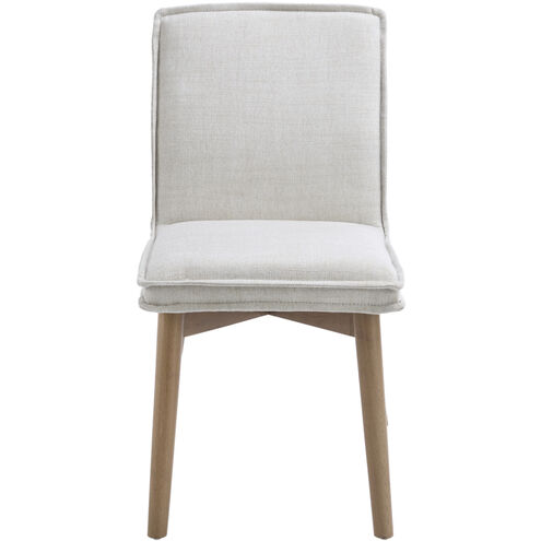 Tilly Upholstery: Light Beige; Base: Gray Dining Chair