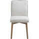Tilly Upholstery: Light Beige; Base: Gray Dining Chair